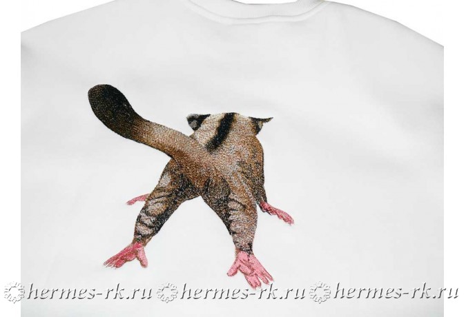 Художественная вышивка на толстовке