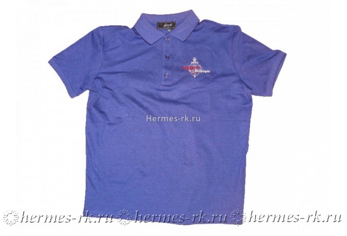 Вышивка на футболках-поло