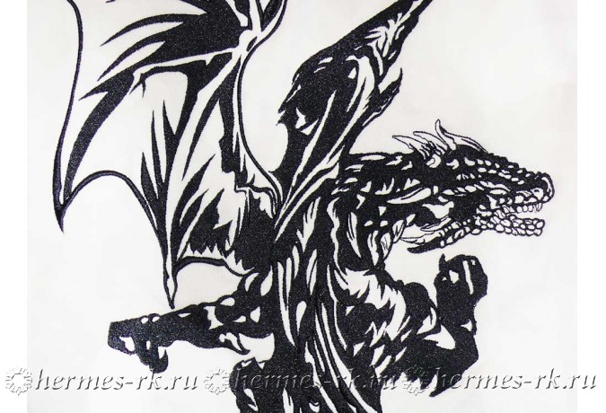 Вышивка дракона на одежде — эффектный акцент, который невозможно не заметить