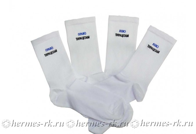 Вышивка на носках — новые работы