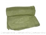 Флисовый плед, зеленый