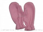 Варежки из флиса, розовые