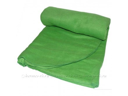 Плед из флиса, зелёный