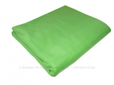 Плед из флиса, зелёный