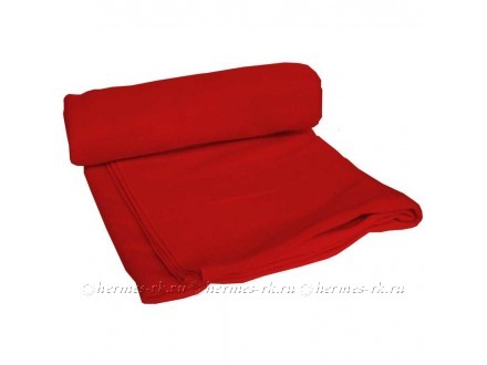 Флисовый плед, красный