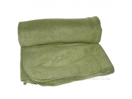 Флисовый плед, зеленый