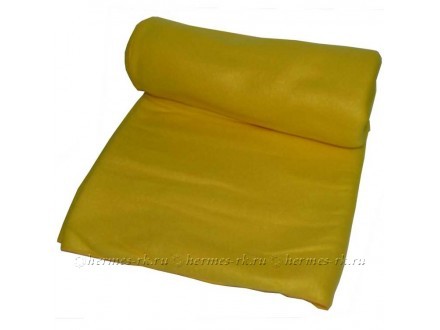 Флисовый плед, желтый