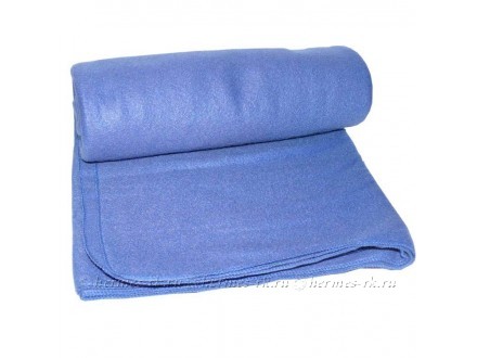 Флисовый плед, голубой