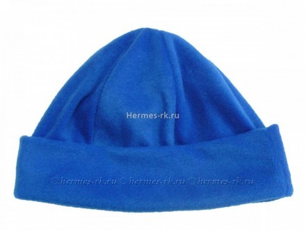 Шапка флисовая синяя