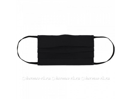 Маска гигиеническая, двухслойная, немедицинская, черная