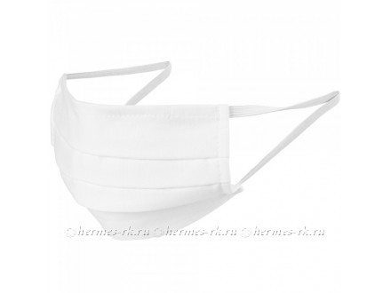 Маска гигиеническая, двухслойная, немедицинская, белая