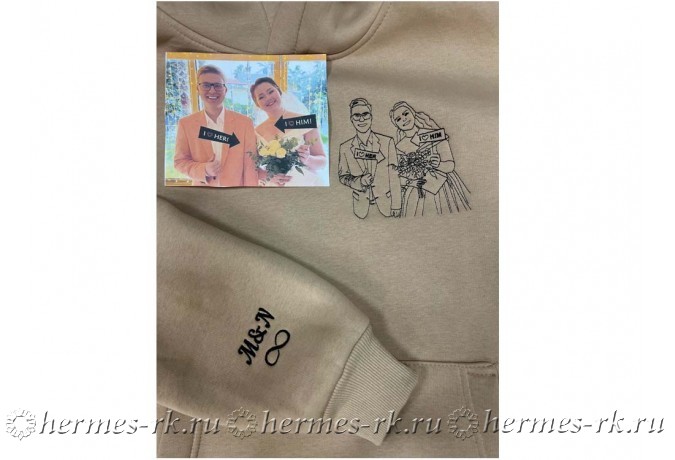 Вышивка контурами